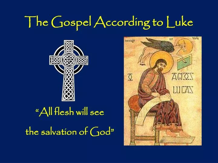 the gospel according to luke