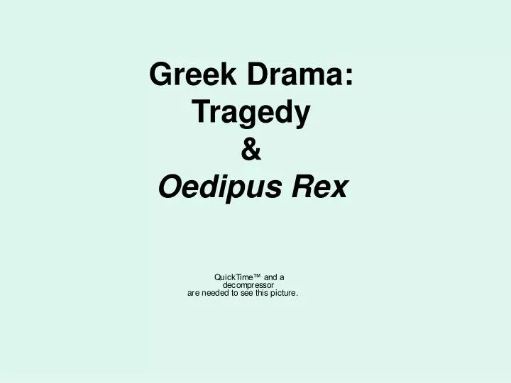 greek drama tragedy oedipus rex