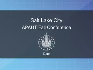 APAUT Fall Conference