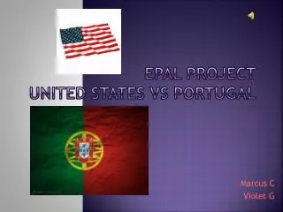 Epal Project United States vs Portugal