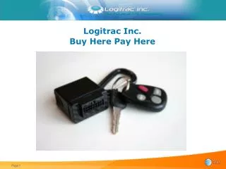 Logitrac Inc. Buy Here Pay Here
