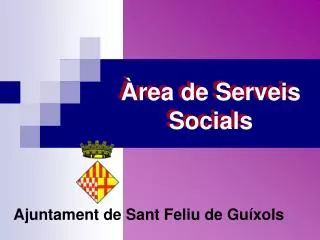 rea de serveis socials