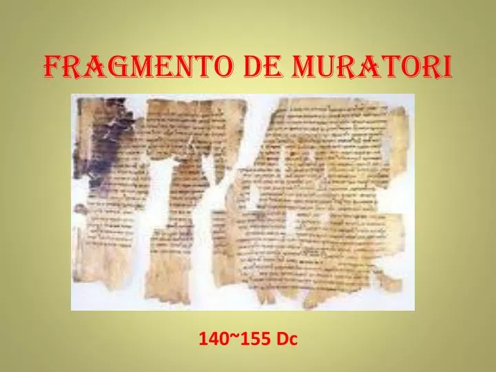 fragmento de muratori