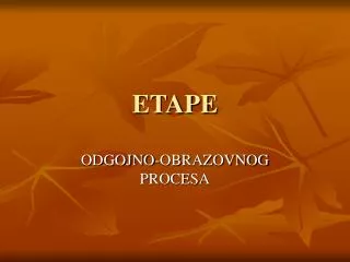 etape