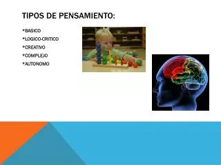 tipos de pensamiento