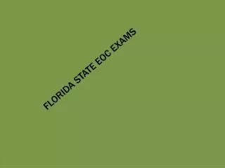 florida state eoc exams