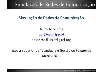 simula o de redes de comunica o