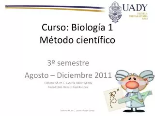 curso biolog a 1 m todo cient fico