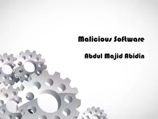 malicious software