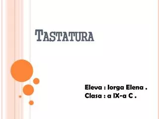tastatura