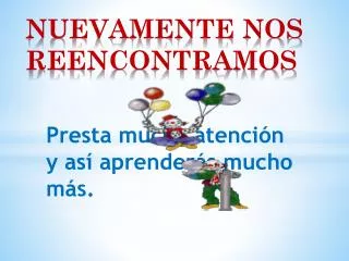 nuevamente nos reencontramos