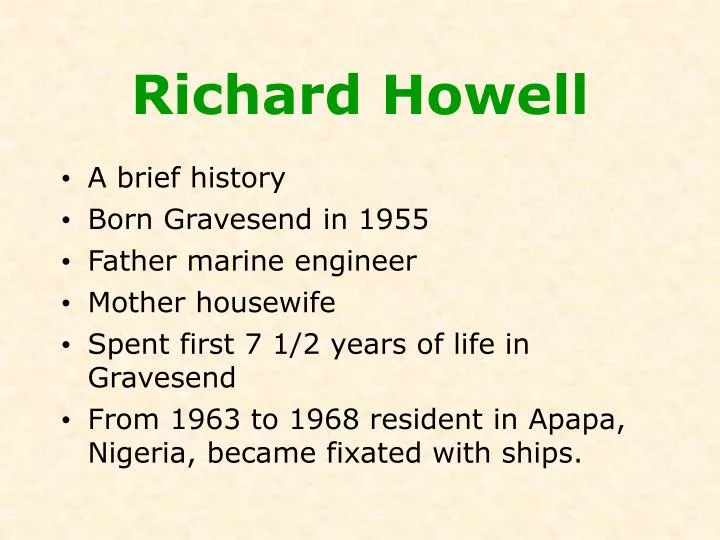 richard howell