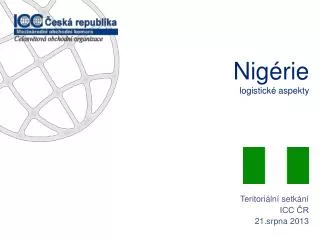 nig rie logistick aspekty