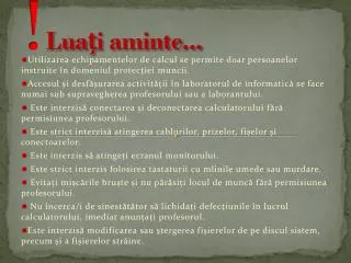 lua i aminte