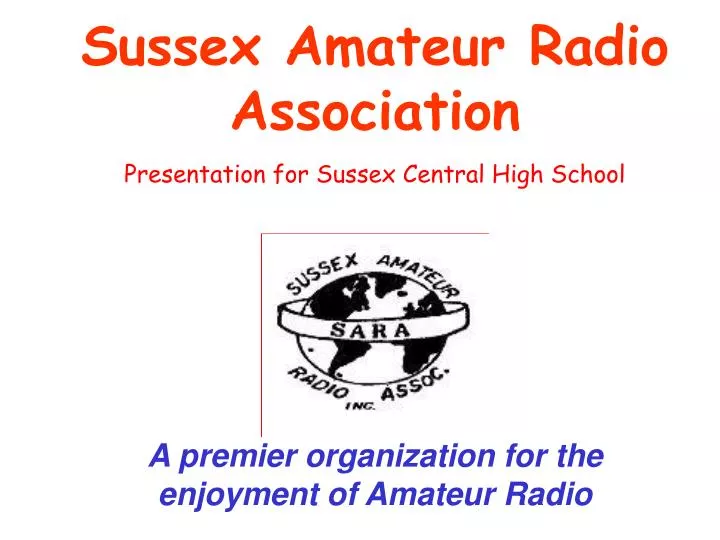 sussex amateur radio association