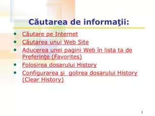 c utarea de informa ii