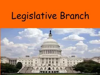 Legislative Branch