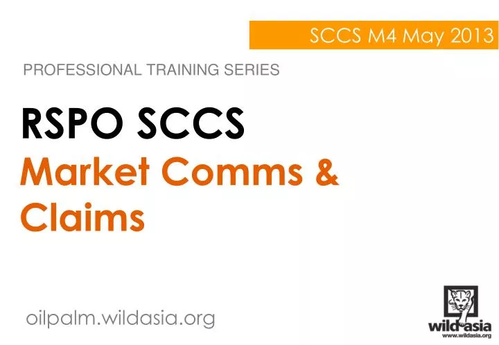 rspo sccs market comms claims