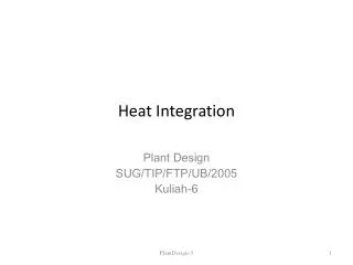 heat integration