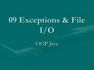 09 exceptions file i o