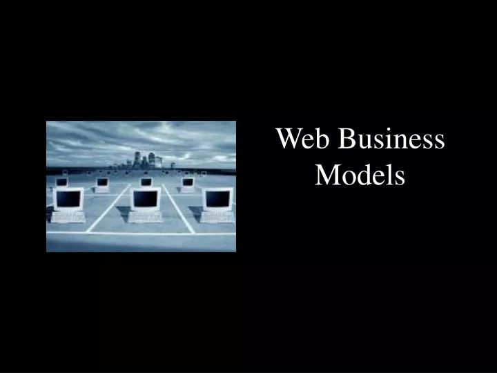 web business models