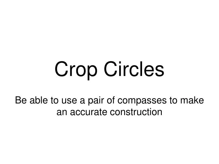 crop circles