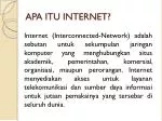 APA ITU INTERNET? - slide 1