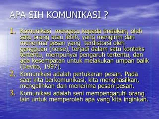 apa sih komunikasi
