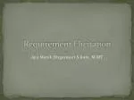 Requirement Elicitation - slide 1