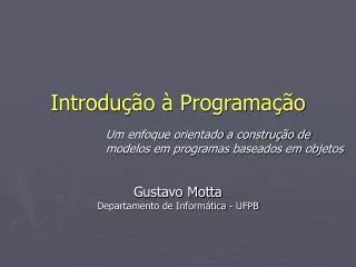 introdu o programa o