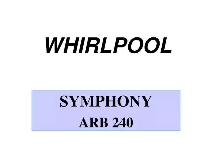 whirlpool