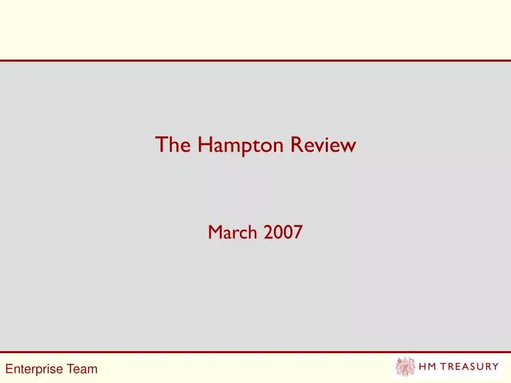 the hampton review