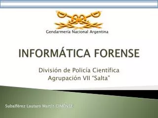 inform tica forense