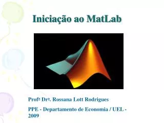inicia o ao matlab