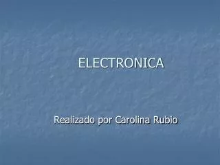 electronica