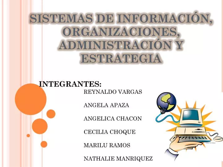 sistemas de informaci n organizaciones administraci n y estrategia