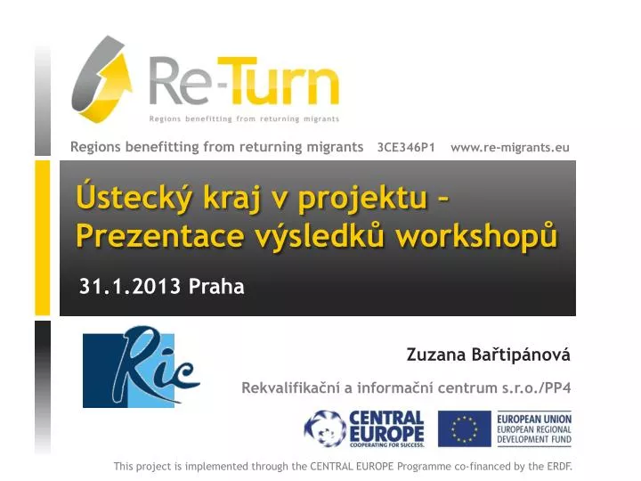 steck kraj v projektu prezentace v sledk workshop