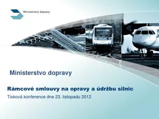 ministerstvo dopravy
