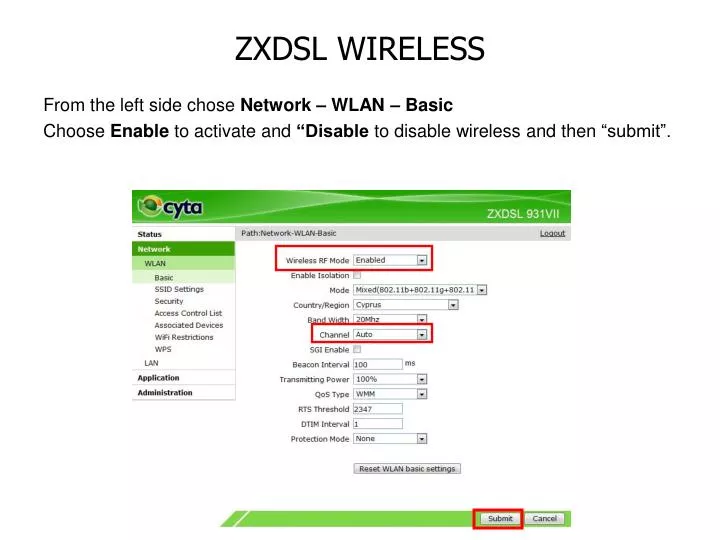 zxdsl wireless