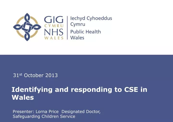 identifying and responding to cse in wales