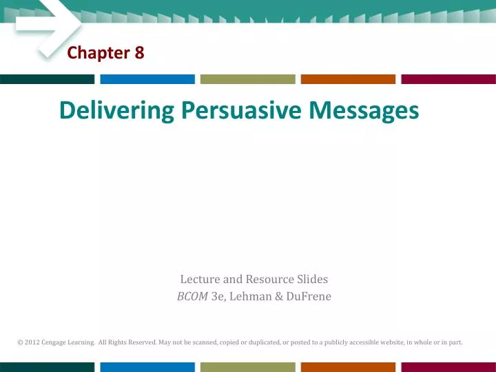 delivering persuasive messages