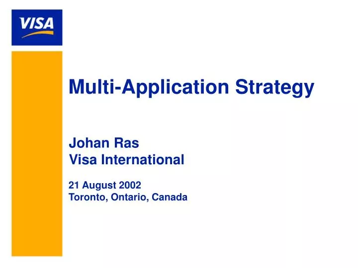 multi application strategy