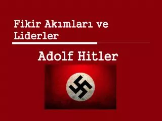 fikir ak mlar ve liderler