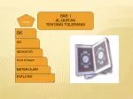 BAB: I AL-QUR’AN TENTANG TOLERANSI - slide 1