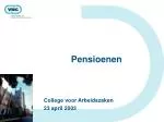 Pensioenen - slide 1