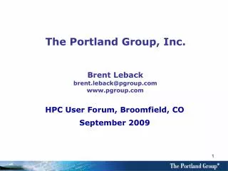 The Portland Group, Inc.