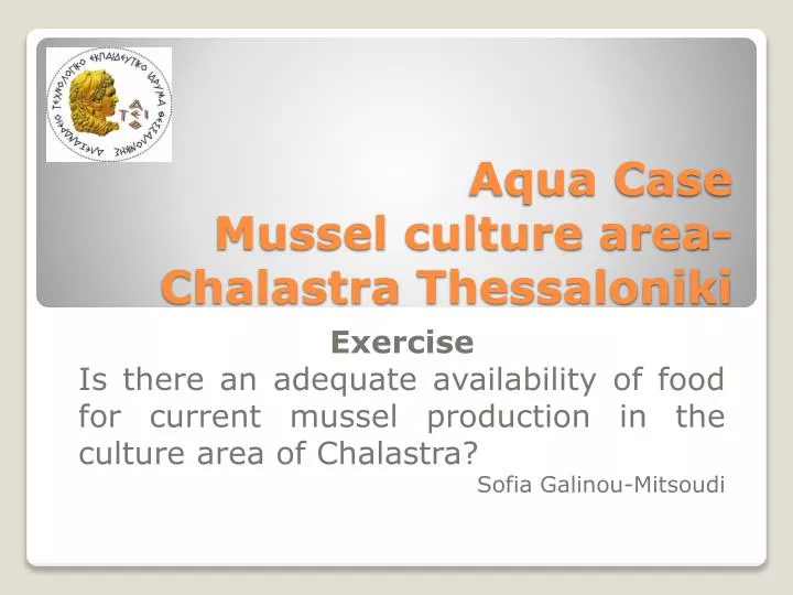 aqua case mussel culture area chalastra thessaloniki