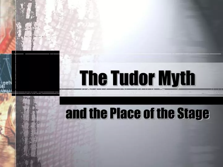 the tudor myth