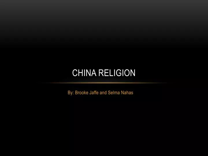 china religion