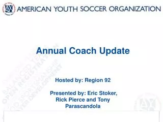 Annual Coach Update